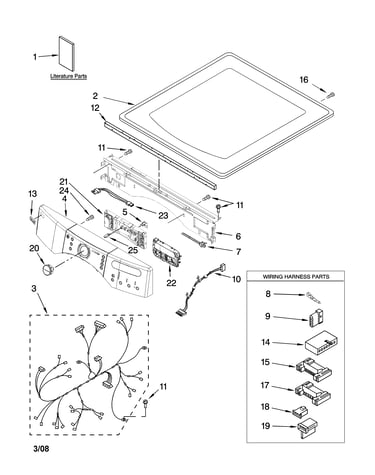Top and console parts