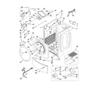 Kenmore Elite 11097729701 cabinet parts diagram