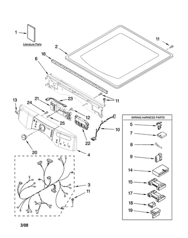 Top and console parts