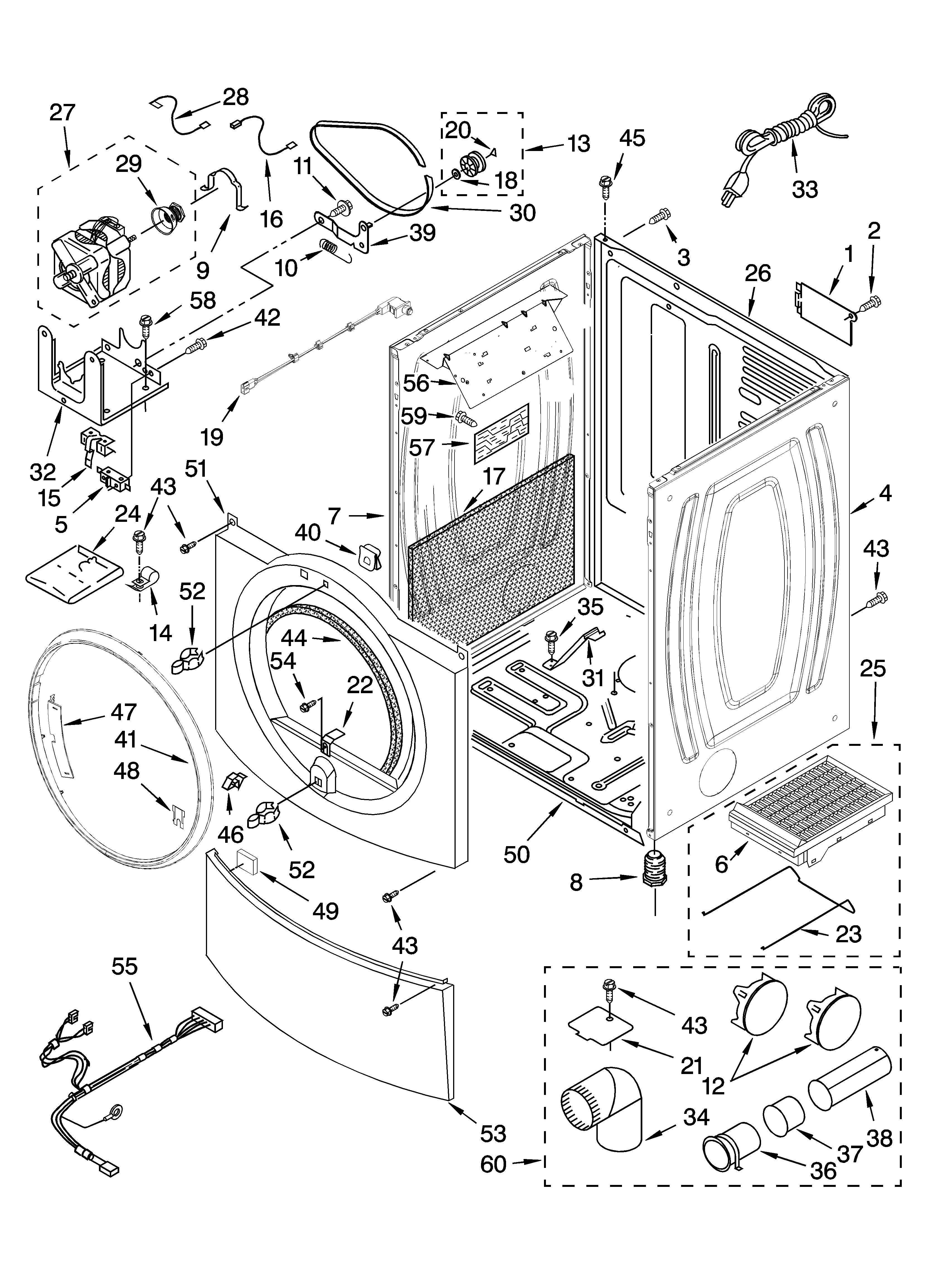 Cabinet parts