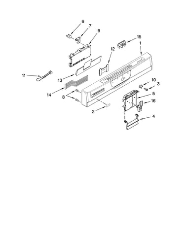 Control panel parts