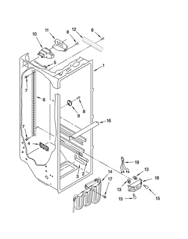 Refrigerator liner parts