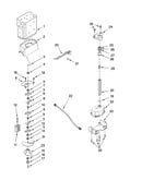 Motor and ice container parts