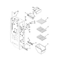 Kenmore 10658023800 freezer liner parts diagram