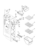 Freezer liner parts