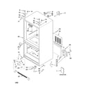 Kenmore Elite 59677609800 cabinet parts diagram