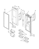 Refrigerator door parts