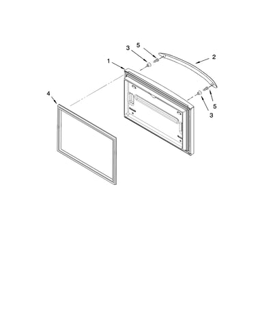 Freezer door parts