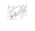 Kenmore Elite 10678586800 icemaker parts, optional parts (not included) diagram