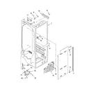 Kenmore Elite 10657442702 refrigerator liner parts diagram