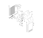 Kenmore Elite 10657442702 air flow parts diagram