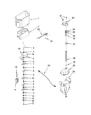 Motor and ice container parts