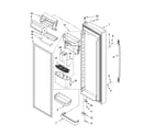 Kenmore Elite 10657449702 refrigerator door parts diagram