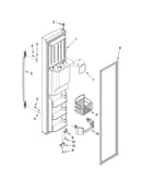 Freezer door parts