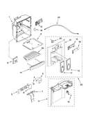 Dispenser front parts