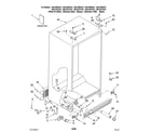 Kenmore 10657912701 cabinet parts diagram