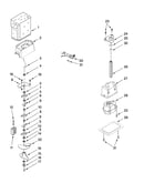 Motor and ice container parts