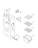 Freezer liner parts
