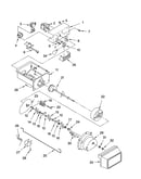 Motor and ice container parts
