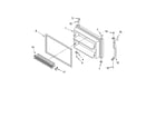 Kenmore 10678912800 freezer door parts diagram