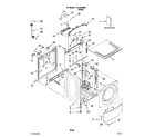 Kenmore 11047542604 top and cabinet parts diagram