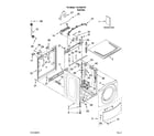 Kenmore 11047567701 top and cabinet parts diagram