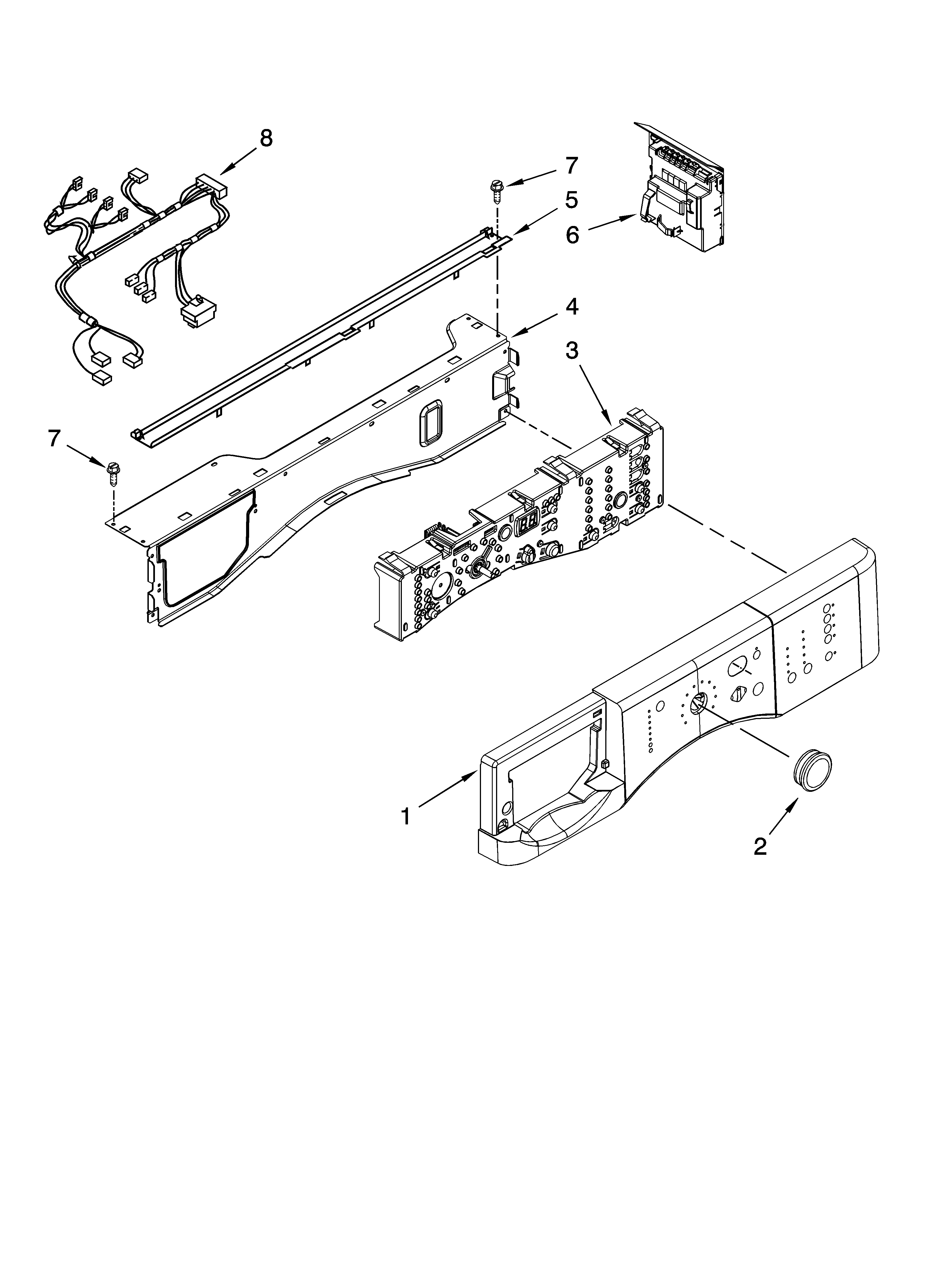 Control panel parts