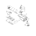 Kenmore 11047571603 dispenser parts diagram