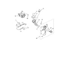 Kenmore 11047571603 pump and motor parts diagram