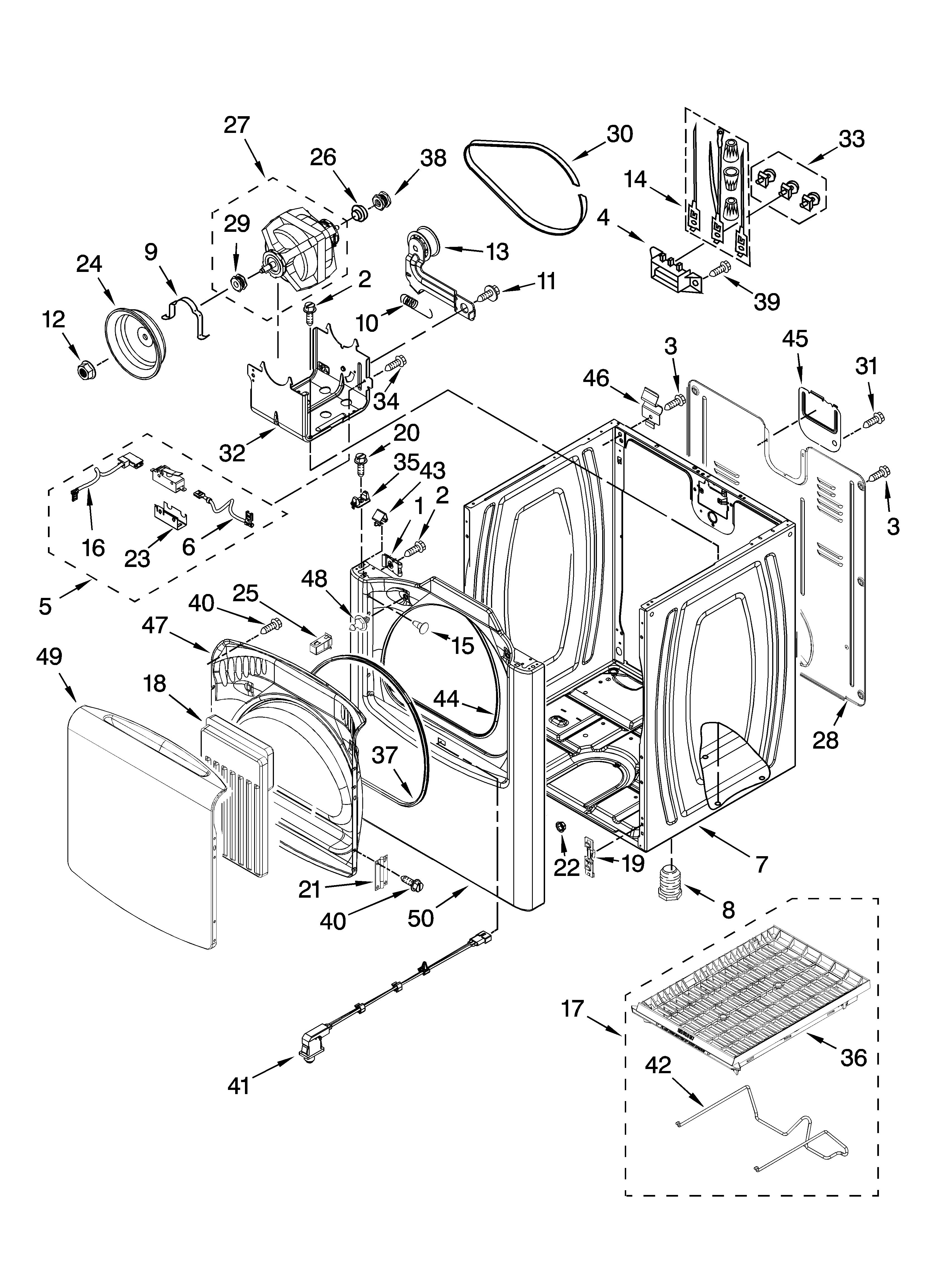 Cabinet parts