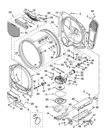 Bulkhead parts, optional parts (not included)