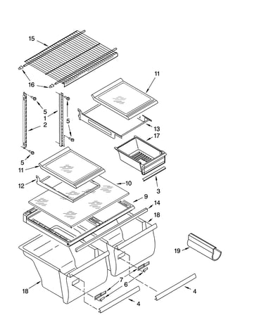 Shelf parts