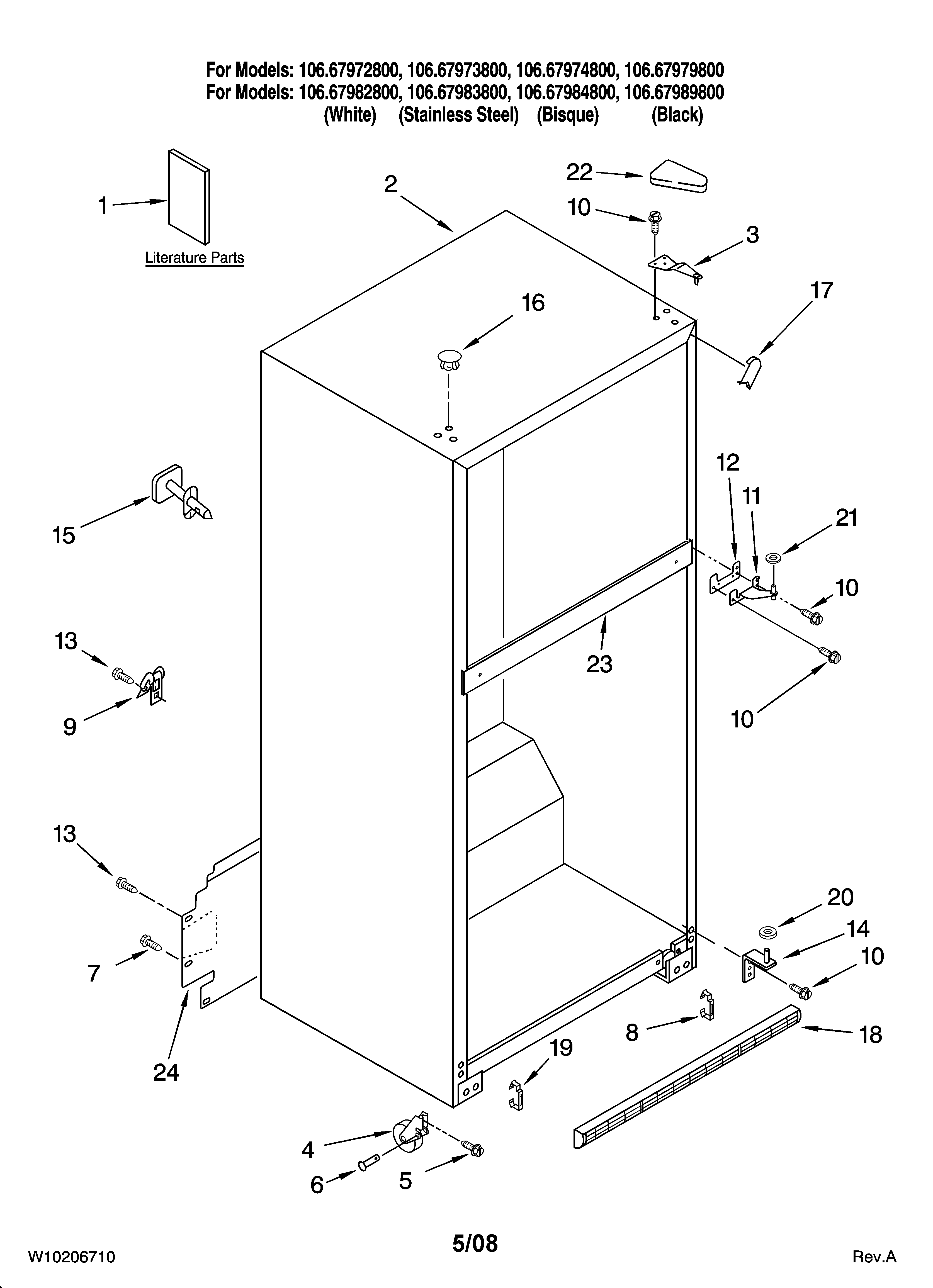 Cabinet parts