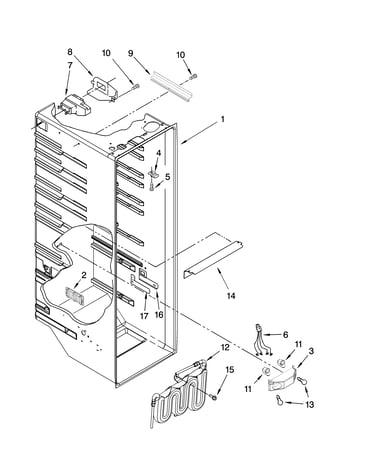 Refrigerator liner parts