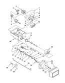 Motor and ice container parts