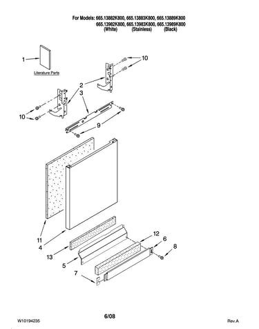 Door and panel parts