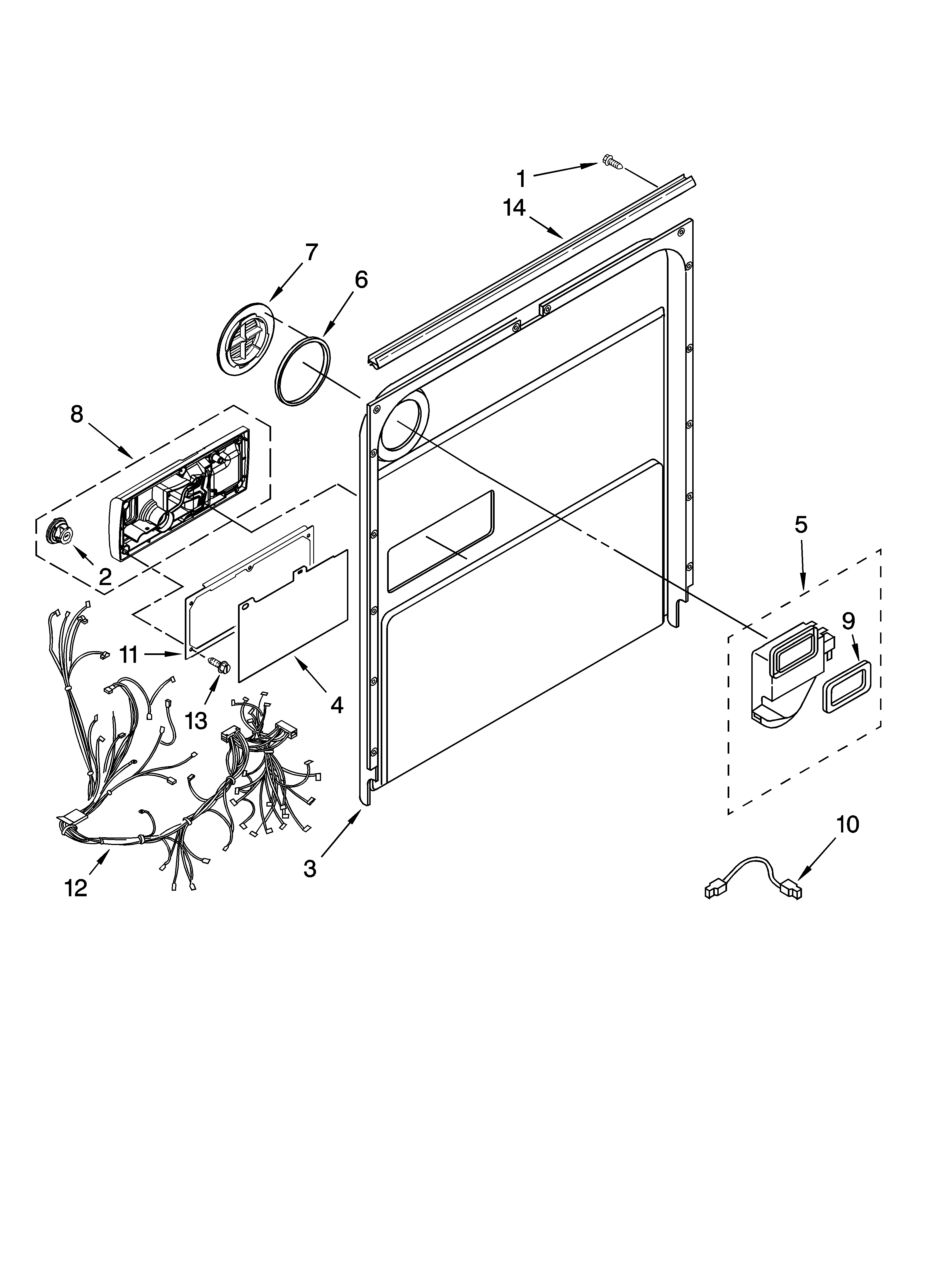 DOOR AND LATCH PARTS