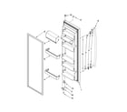 Kenmore 10641262800 refrigerator door parts diagram