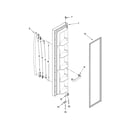 Kenmore 10641264800 freezer door parts diagram