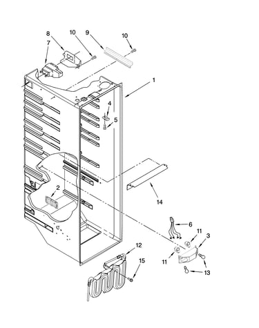 Refrigerator liner parts