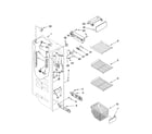 Kenmore 10657069602 freezer liner parts diagram
