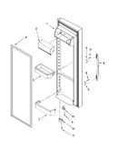 Refrigerator door parts