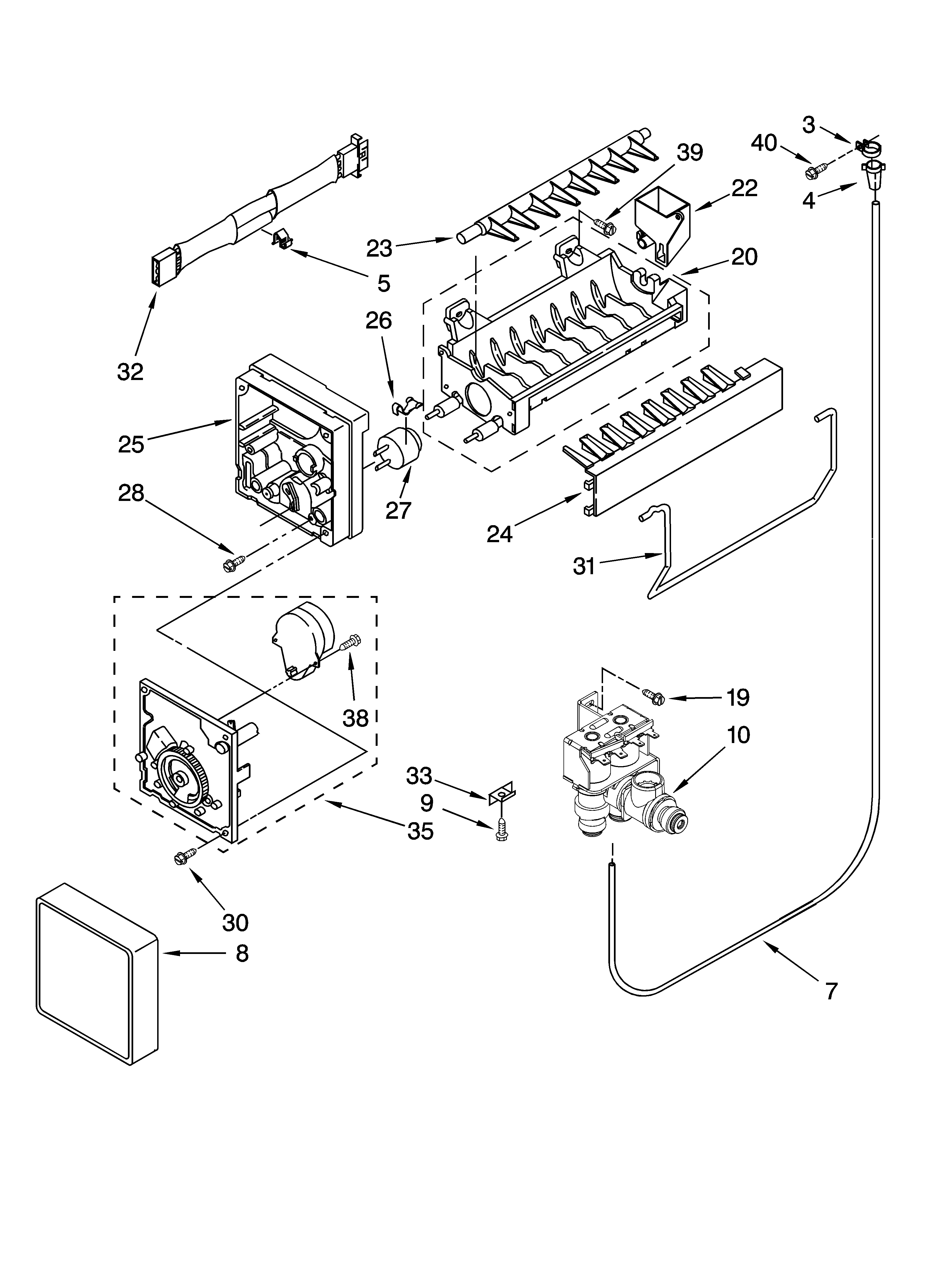 Icemaker parts