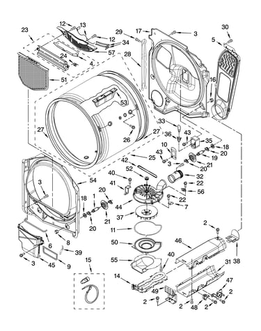 Bulkhead parts, optional parts (not included)