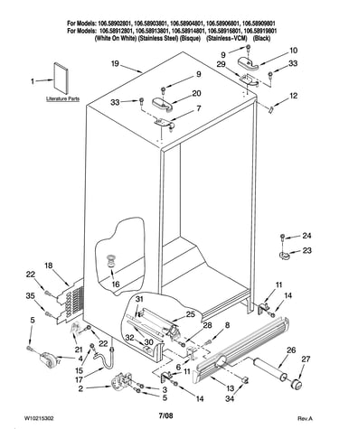 Cabinet parts