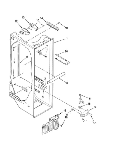 Refrigerator liner parts