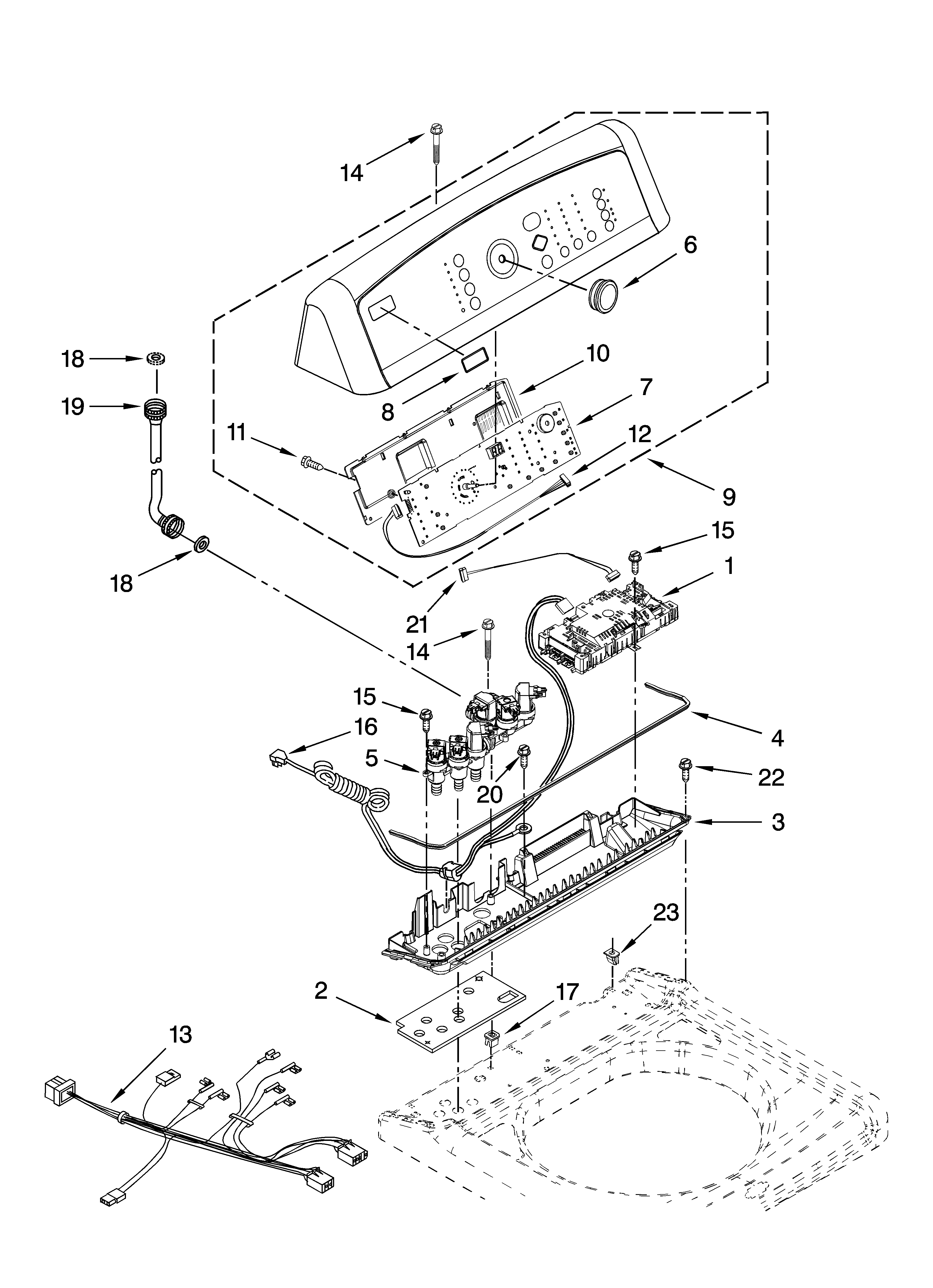 Control panel parts