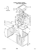 Top and cabinet parts