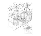Kenmore Elite 11068072800 cabinet parts diagram