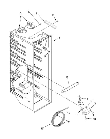 Refrigerator liner parts